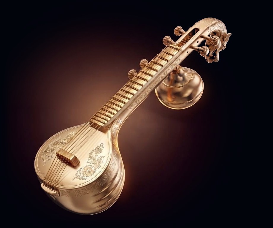 Golden veena